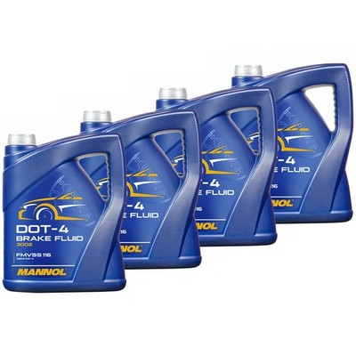 MANNOL DOT4 SAE J1703 20,4 kg Bremsflüssigkeit für Adly Aeon CAN-AM Cectek