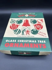 CHRISTOPHER RADKO SHINY BRITE MINI REFLECTORS AND FORMS 40-0099-0 SET OF 12 3"