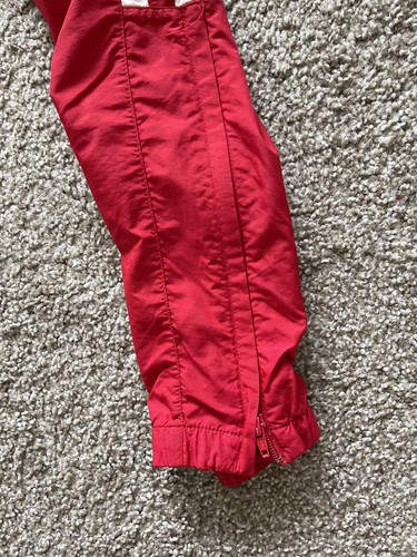 Hilfiger Athletics Track Suit Mens XL Red White Jacket Pants Nylon Retro 90s Y2K - Picture 11 of 15