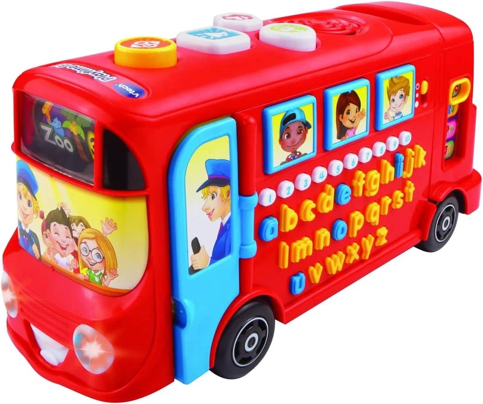 VTech Playtime Bus with Phonics, Educational Toy for Children Letters,... 