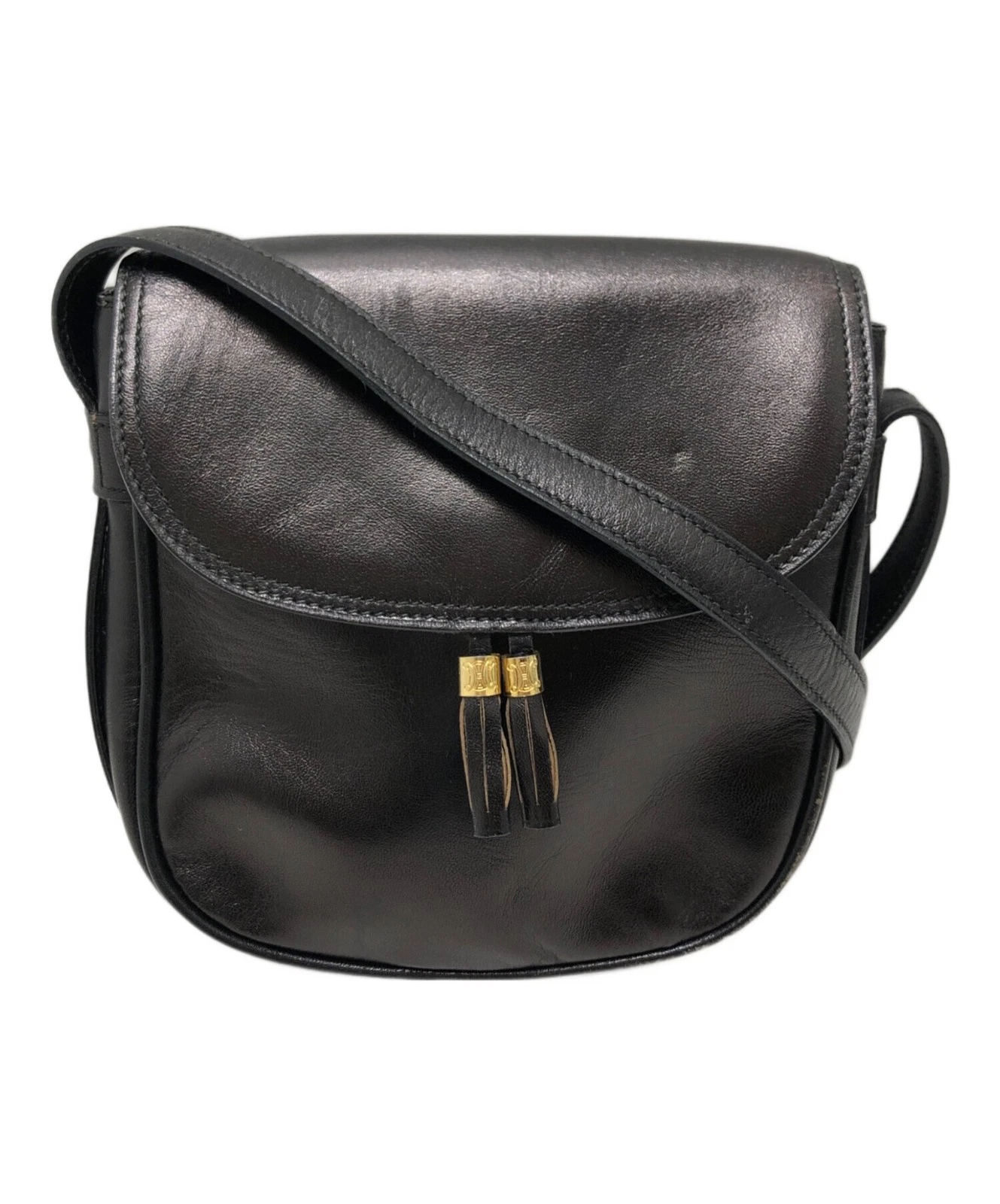 Celine — Celine Tassel Shoulder Bag Black #TFB7315