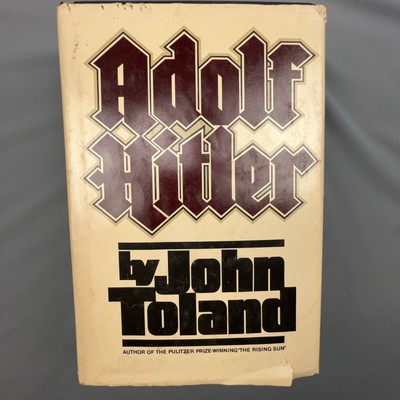 Adolf Hitler by John Toland 1976 Book Club Edition HC w/ Dust Jacket Biography