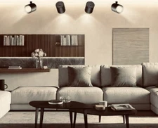 VANoopee 6 Pack Black LED Track Lights, 10W (3K ) Dimmable