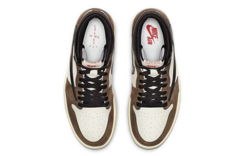 JORDAN 1 Retro High Og Sp Travis Scott Mocha Men CD4487-100 New Authentic - Picture 4 of 6