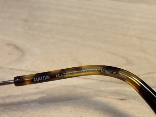 MAUI JIM CLIFF HOUSE MJ247-16 Gold Titanium, HCL® Bronze POLARIZED AUTHENTIC - Picture 7 of 10