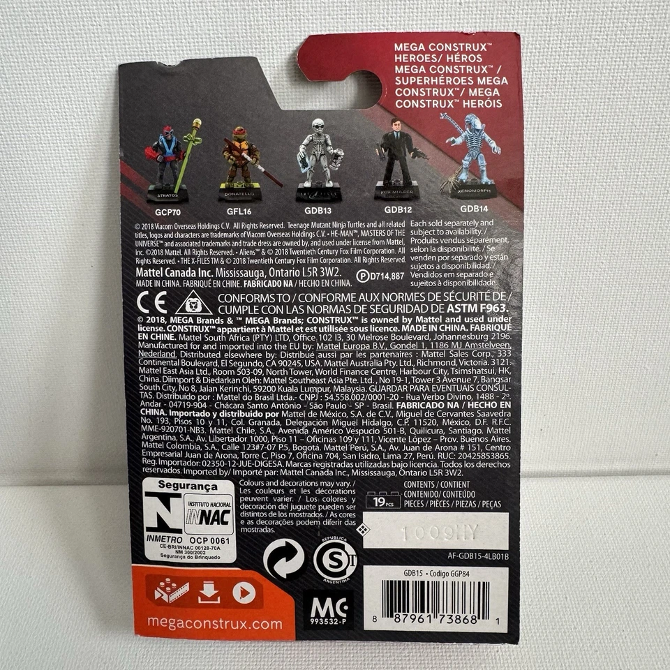 Figura Universo Mega Construx MOTU Scareglow GDB15 Glow in the Dark Masters Sin usar, en caja Foto 2 de 3