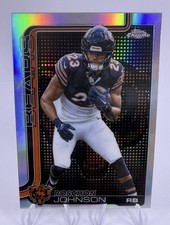 Roschon Johnson RC Topps Chrome Logofractor Chicago Bears Rookie SP Style