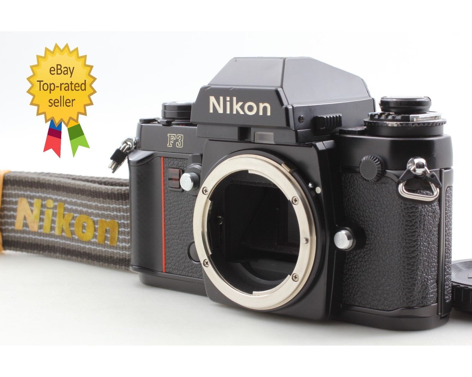 [N MINT+++ w/MF-14] Nikon F3 Eye Level 35mm SLR Film Camera Body From JAPAN