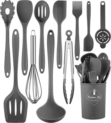 Kitchen Utensils Set-12 Pieces Silicone Cooking Utensils Set (Dishwasher Safe) 3