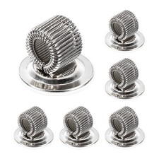 10Pcs Pen Holder Clip, Metal Single Loop Pen Clip Holder Adhesive, Silver Tone