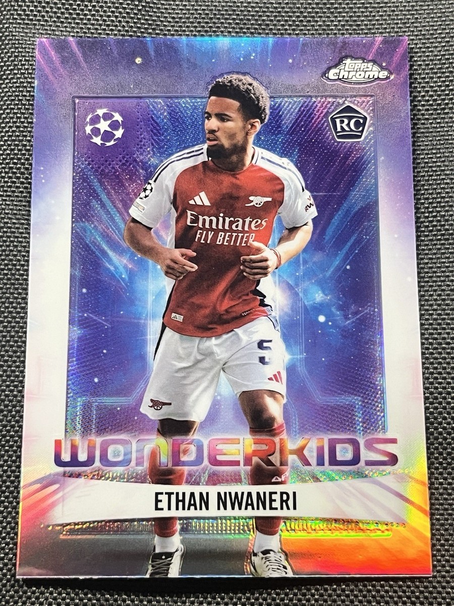 Ethan Nwaneri 2024-25 Topps Chrome UEFA Rookie Wonderkids 