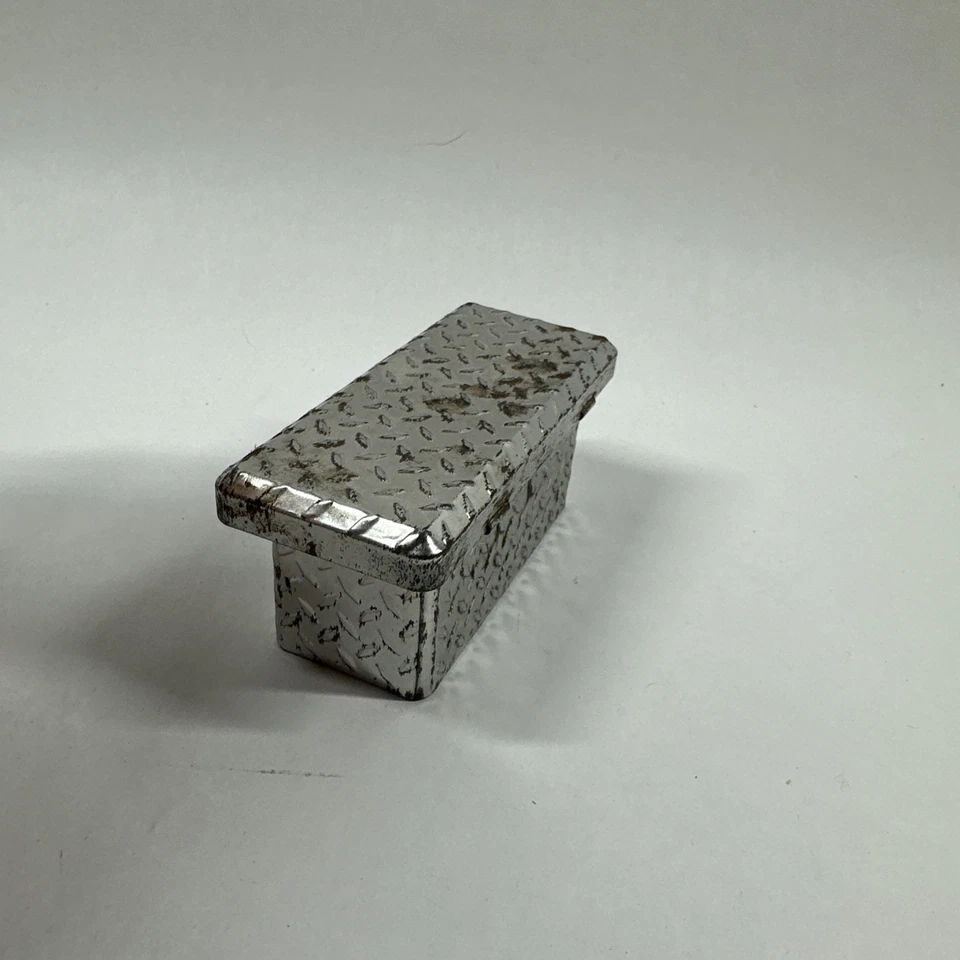 Miniature Tractor Supply Tin Toolbox Card Holder fits Vintage Tonka Truck - Image 3 of 4