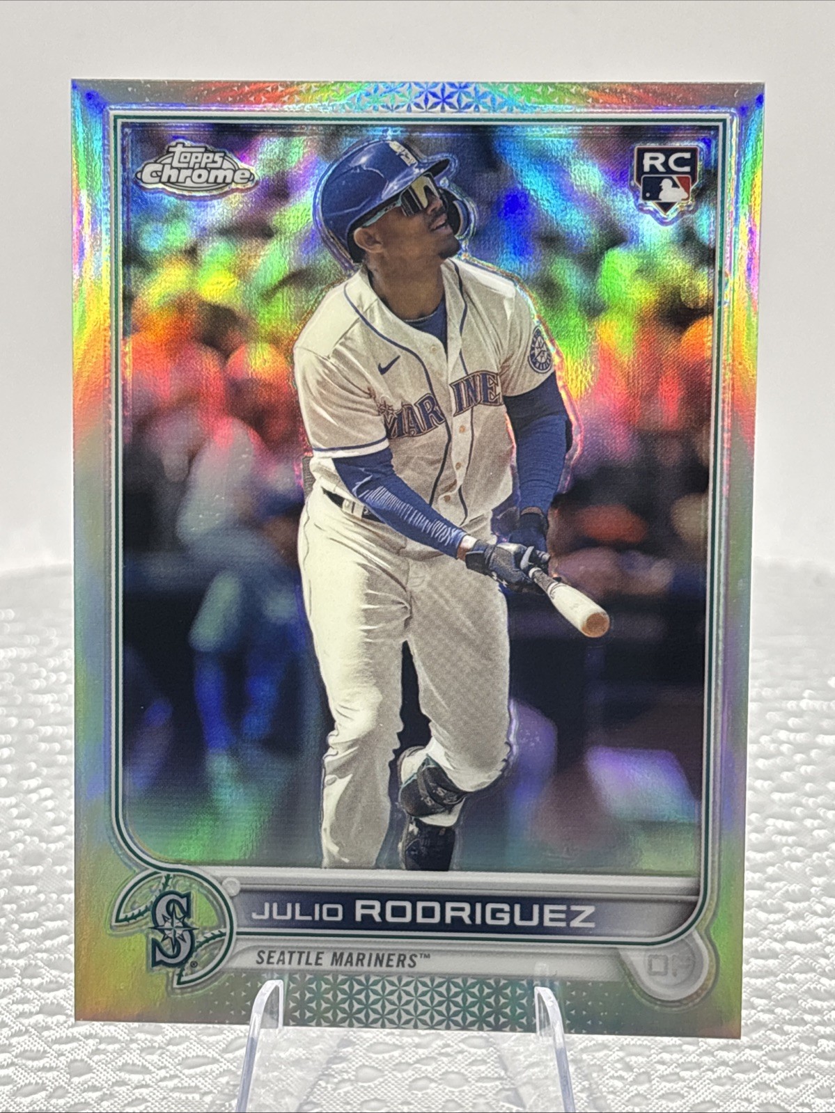 JULIO RODRIGUEZ 2022 Topps Chrome Update #USC150 Refractor Rookie RC /299