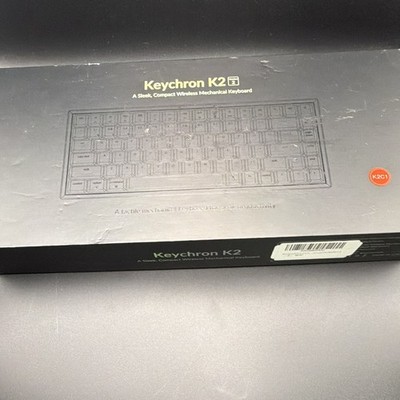 Keychron K2 Wireless Mechanical Keyboard Black K2C1 Label New in Box