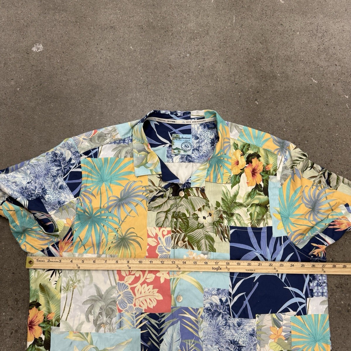 Tommy Bahama Special Edition 30th Anniversary Passport To Paradise Shirt Mens 2X View 5