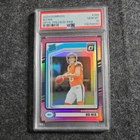 2024 Donruss Bo Nix Pink Optic Preview Rookie PSA 10 Broncos
