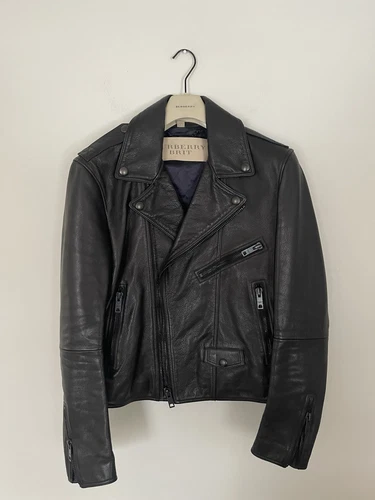 Giacca biker Burberry Brit taglia media. Us intime ottimeioni condizi Ve alttaglio detta