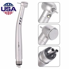 Dental Fiber Optic LED E-generator High Speed Handpiece 4 Holes M4 Air Turbine