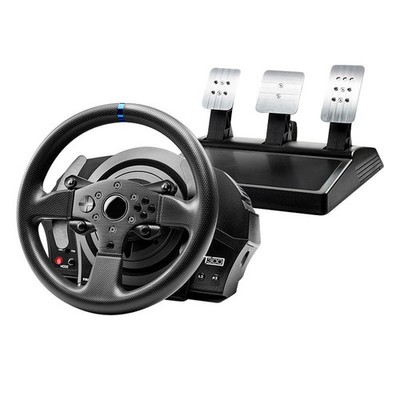 T300RS GT (T300GT) Force Feedback Steering Wheel + 3-Pedal Racing Pedals