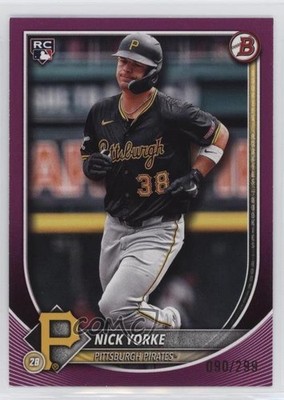 2025 Bowman Fuchsia 90/299 Nick Yorke #97 Rookie RC uk2