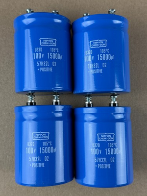 #ad #ad 4 New 15000 uf 100v Capacitors for Harman Kardon Citation 19 Amplifier $160.00