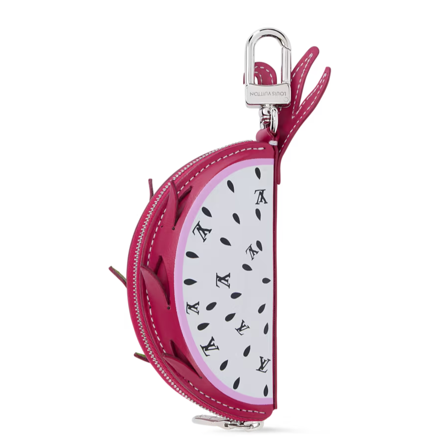 NEW Louis Vuitton Monogram LV Dragon Fruit Bag Charm M03571