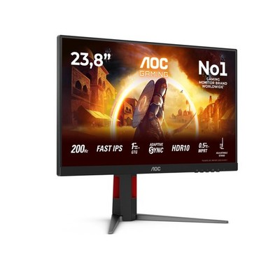 24G4HA 23.8 inch FHD Gaming Monitor, 200Hz, 157 Fast IPS Panel, 0.5ms MPRT, A...