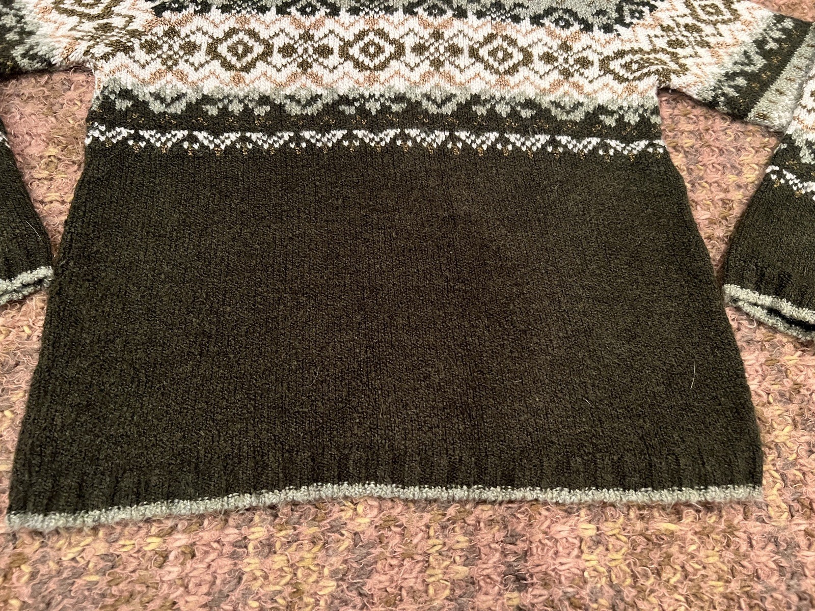 Classic Elements Woman’s Sweater, medium, green p… - image 5