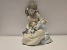 Lladro 1534 Little Sister Dulce Sueno Porcela...