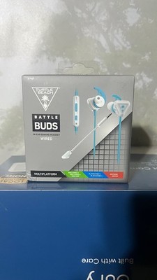 Turtle Beach Battle Buds In-ear Gaming Headset Wired White/Teal Earbuds