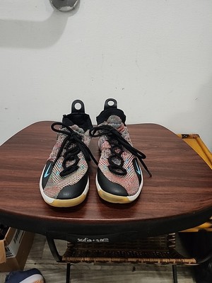 Nike React Kevin Durant Black & Multi-Color Basketball Shoes Size 6Y 