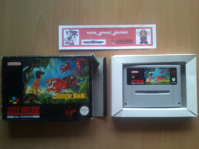   THE JUNGLE BOOK Disney Super Nintendo SNES Super NES PAL UKV  
