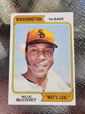 1974 Willie McCovey Topps #250 Washington 