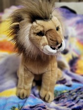 Vintage Realistic People Pals Male Lion Plush