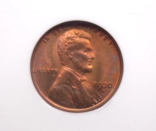 1930 "S" Lincoln WHEAT Cent Penny 1c NGC MS65 RD #003 **RED** Gem BU ECC&C, Inc.