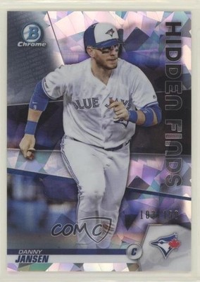 2020 Bowman Hidden Finds Chrome Atomic Refractor 103/150 Danny Jansen #HF-DJ 0c2