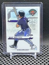Max Belyeu 2025 Prospect Edition Holo Prospect Ticket  - #186 Rockies