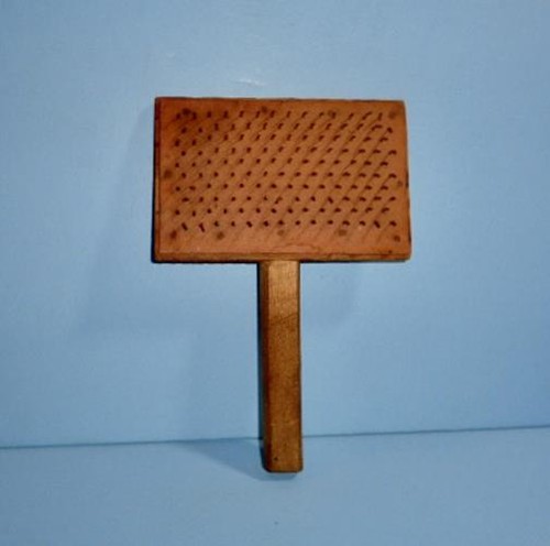 ANTIQUE PRIMITIVE ANIMAL COMB E.B. FRYE & SON N.H. BRUSH HORSES SHEEP HOGS AAFA - Picture 2 of 5