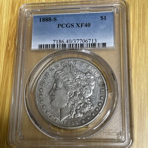 1888 S Morgan Silver  Dollar PCGS XF40