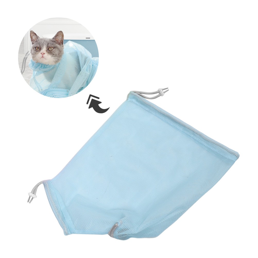 3 Pcs Anti-scratch Cat Bath Bag Washing Kitten Bathing for Holder