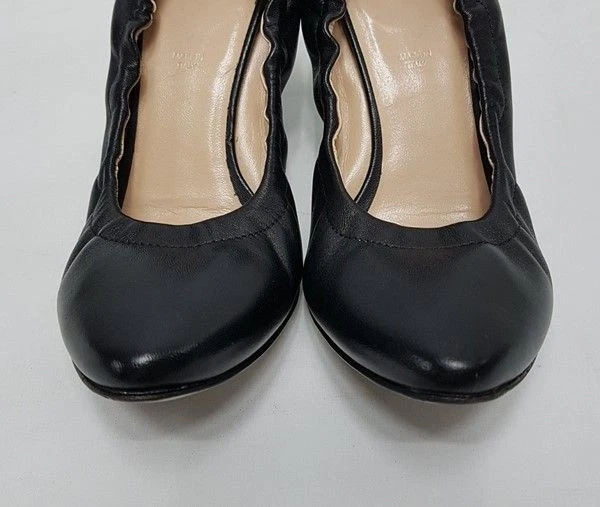 Escarpins Bally Annie II En Cuir Crocodile Noir - Taille 6,5 US - Occasion Italie