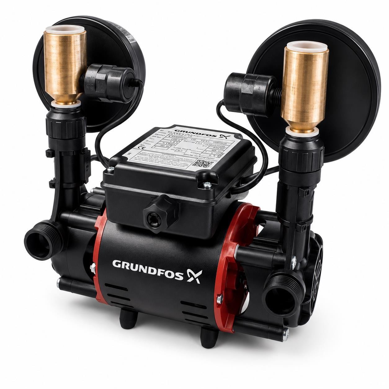 Grundfos STR2-2.0 CN Twin Impeller 2.0 Bar Universal Shower Boost Pump 98950220 - Image 2