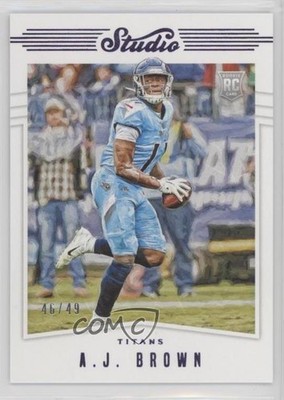 2019 Panini Chronicles Studio Purple 46/49 AJ Brown #S6 1o1x