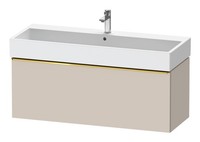 Duravit D-Neo Waschtischunterschrank Mit 1 Auszug Griff Gold Poliert 1184 X...