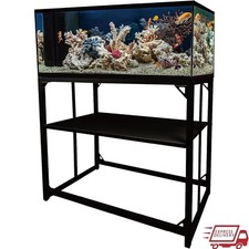 Sturdy Aquarium Stand Heavy Duty Metal Frame Dual Layer Design Fish Tank Support