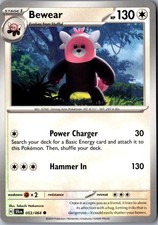 Bewear 053/064 Favola Avvolta Comune Carta Pokemon Giocata Leggermente TCG Singola