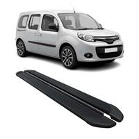 Seitenschweller Trittbretter Schweller FüR Renault Kangoo 2008-2021 Alu Schwarz