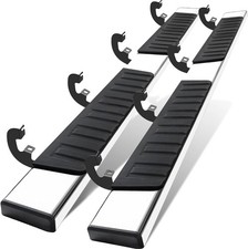 19-26 Chevy Silverado GMC Sierra 1500 2500 3500 Crew Cab 6" Running Boards