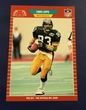 1989 Pro Set # 351 LOUIS LIPPS Pittsburgh Steelers Pack Fresh Sweet ! 
