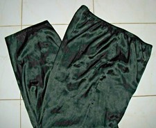 GILLIGAN  O'MALLEY - M - BLACK - SATINY POLYESTER PAJAMA - LOUNGE PANTS BOTTOMS